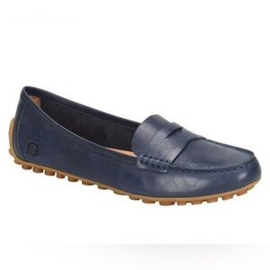 Born Malena Navy Loafers